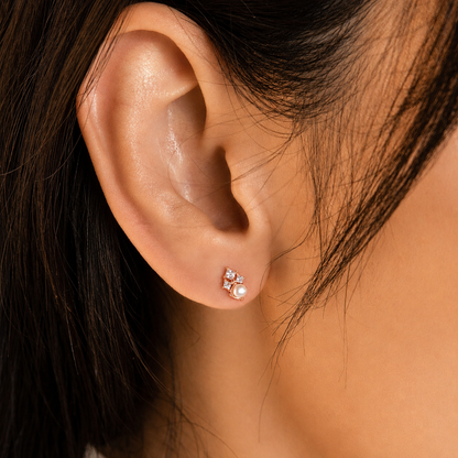 Angelina Pearl Stud Earrings