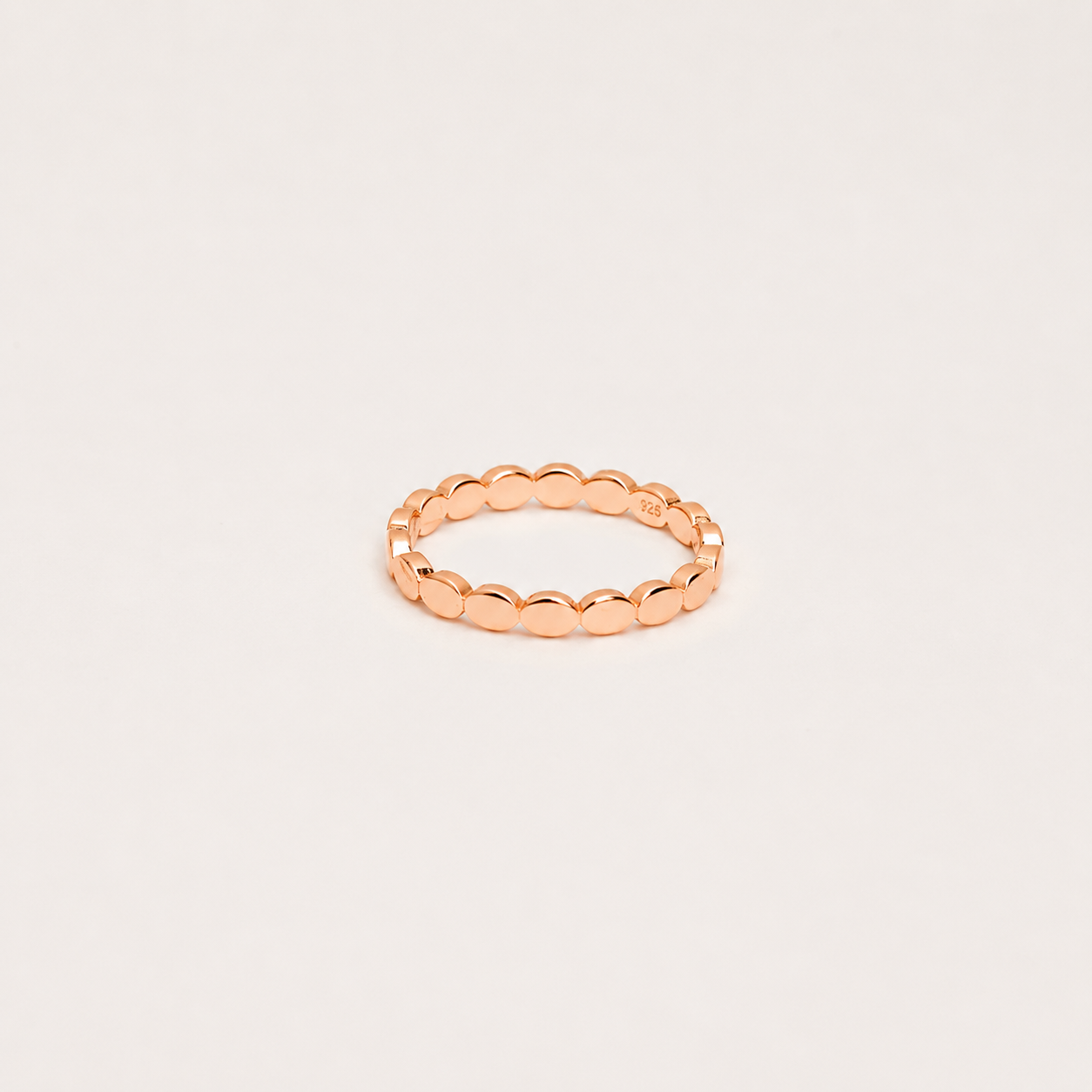 Regal Beaded Stackable Ring