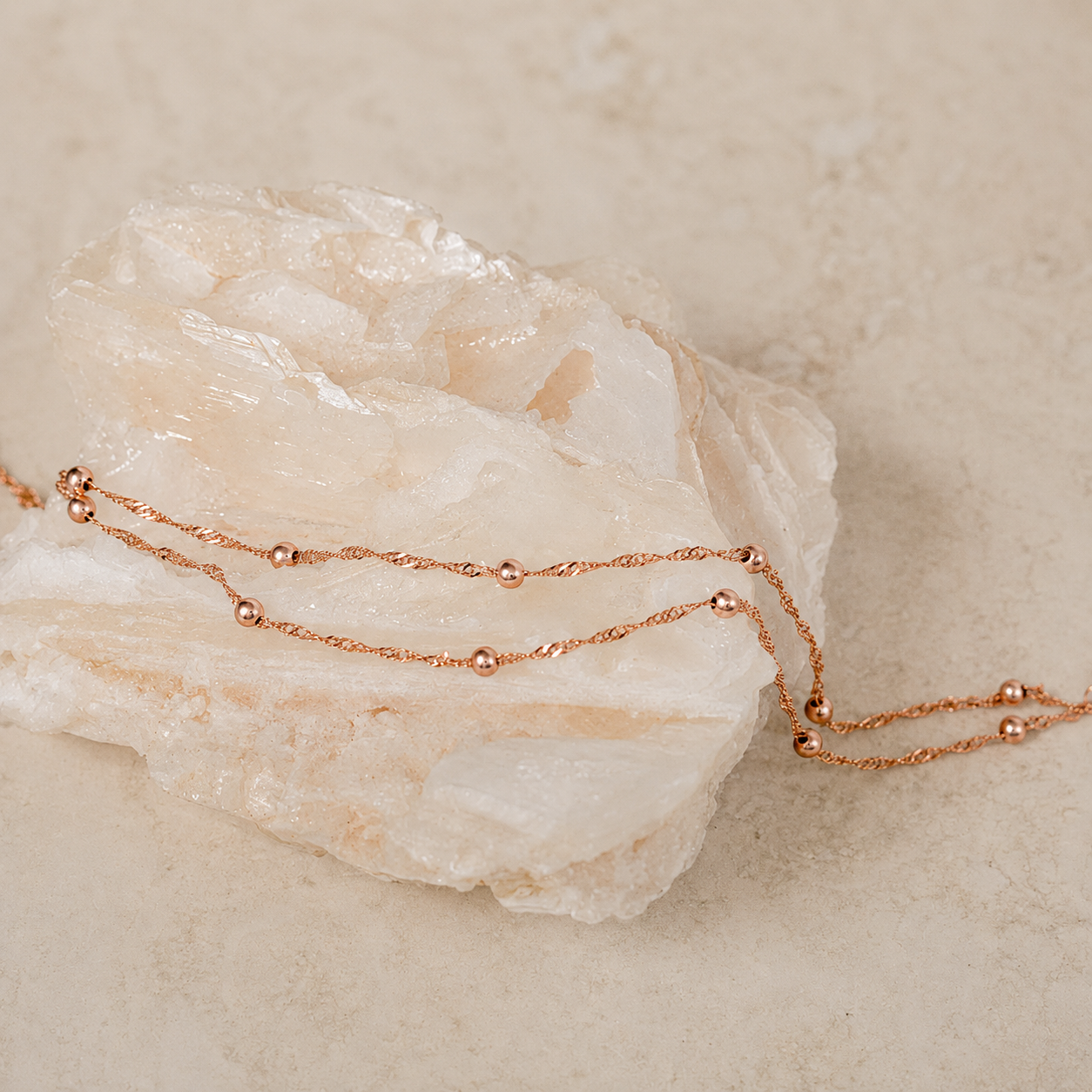 Duo Bead Chain Bracelet