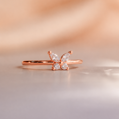 Mariposa Butterfly Promise Ring