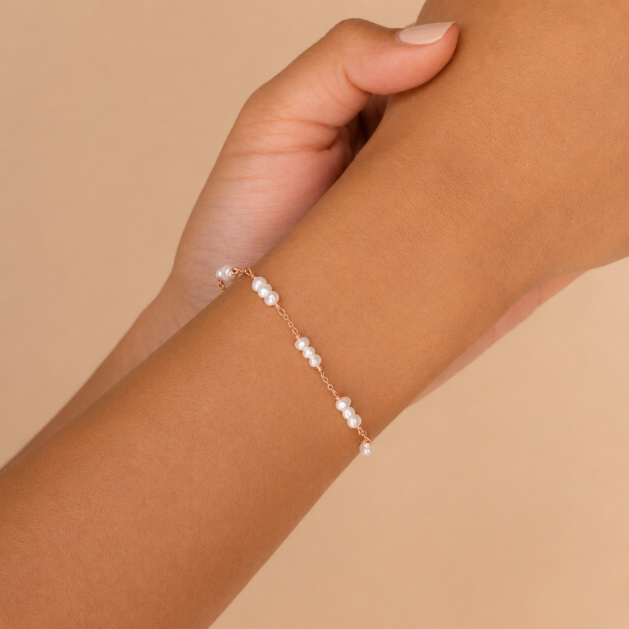 Hali Pearl Station Bracelet