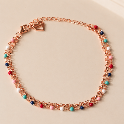 Rainbow Beaded Bracelet