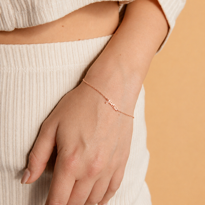 Dainty Tiny Name Bracelet