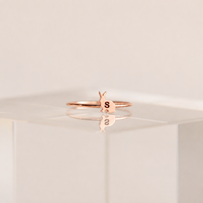 The Dainty 925 Sterling Silver Charm Ring
