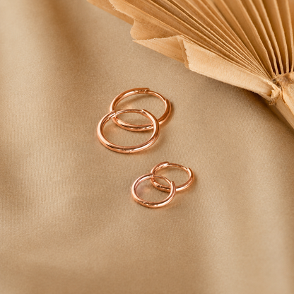 Small Bold Hoops