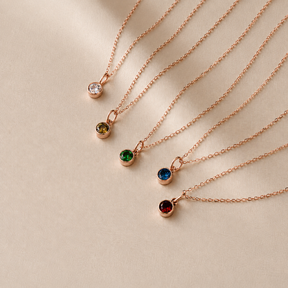 Embrace Your Birthstone with Our Dainty Birthstone Necklace