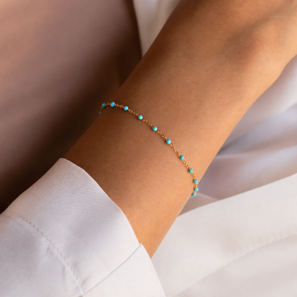 Turquoise Beaded Bracelet