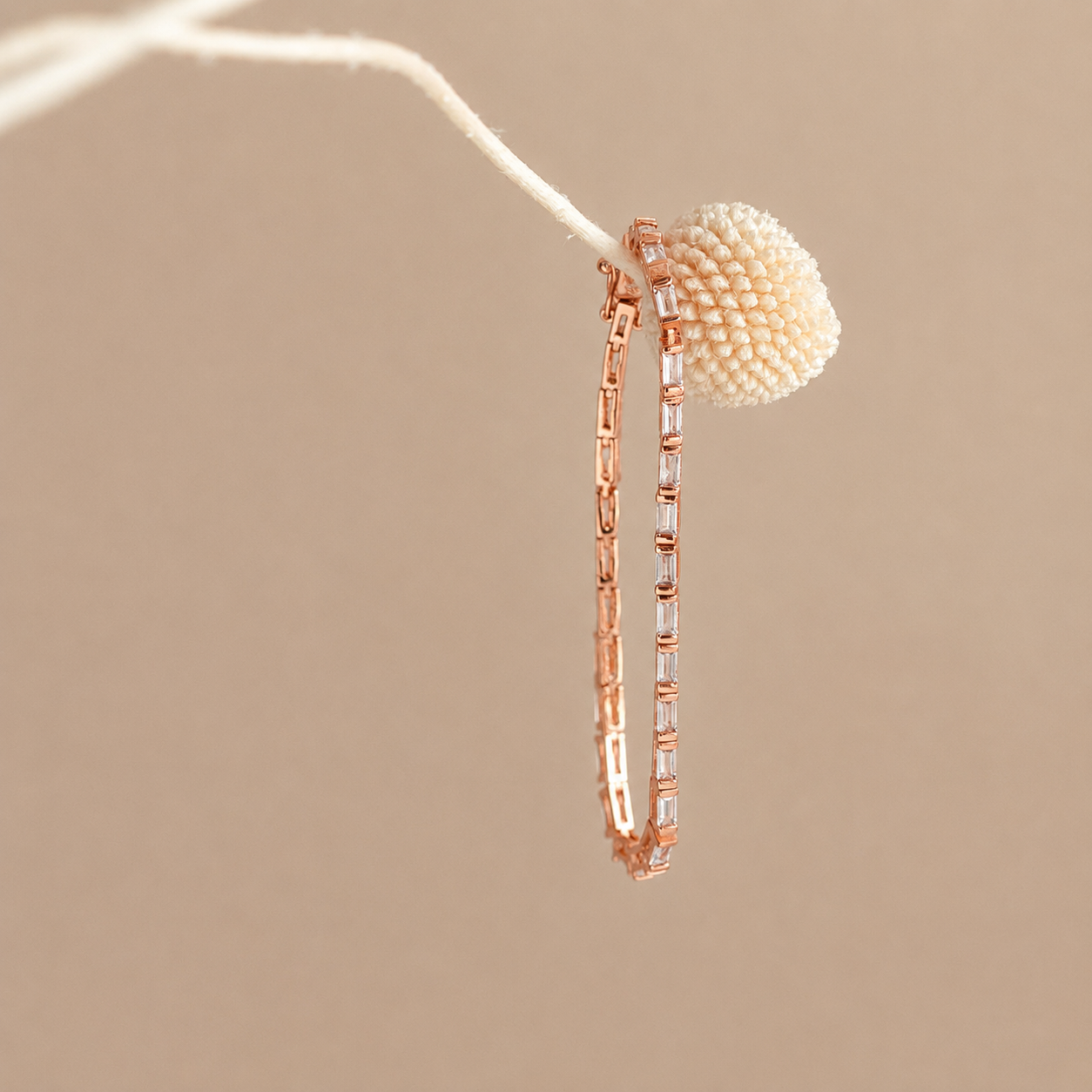 Claudia Baguette Tennis Bracelet