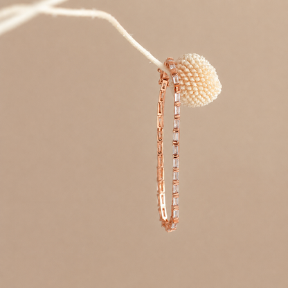 Claudia Baguette Tennis Bracelet