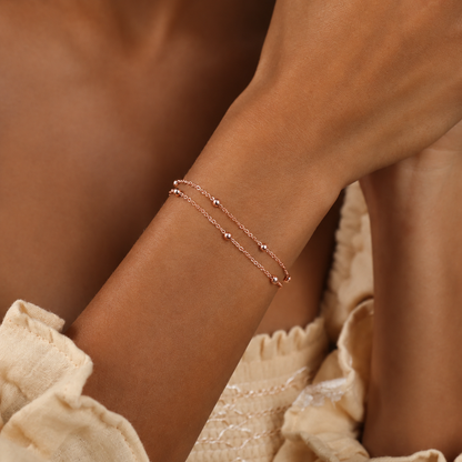Duo Bead Chain Bracelet