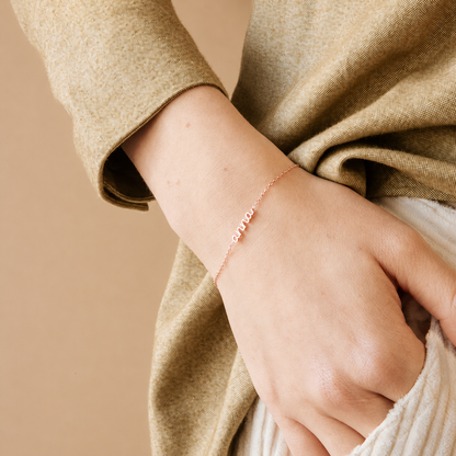 Tiny Name Bracelet