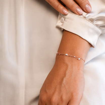 Magnolia Pearl Wrap Bracelet