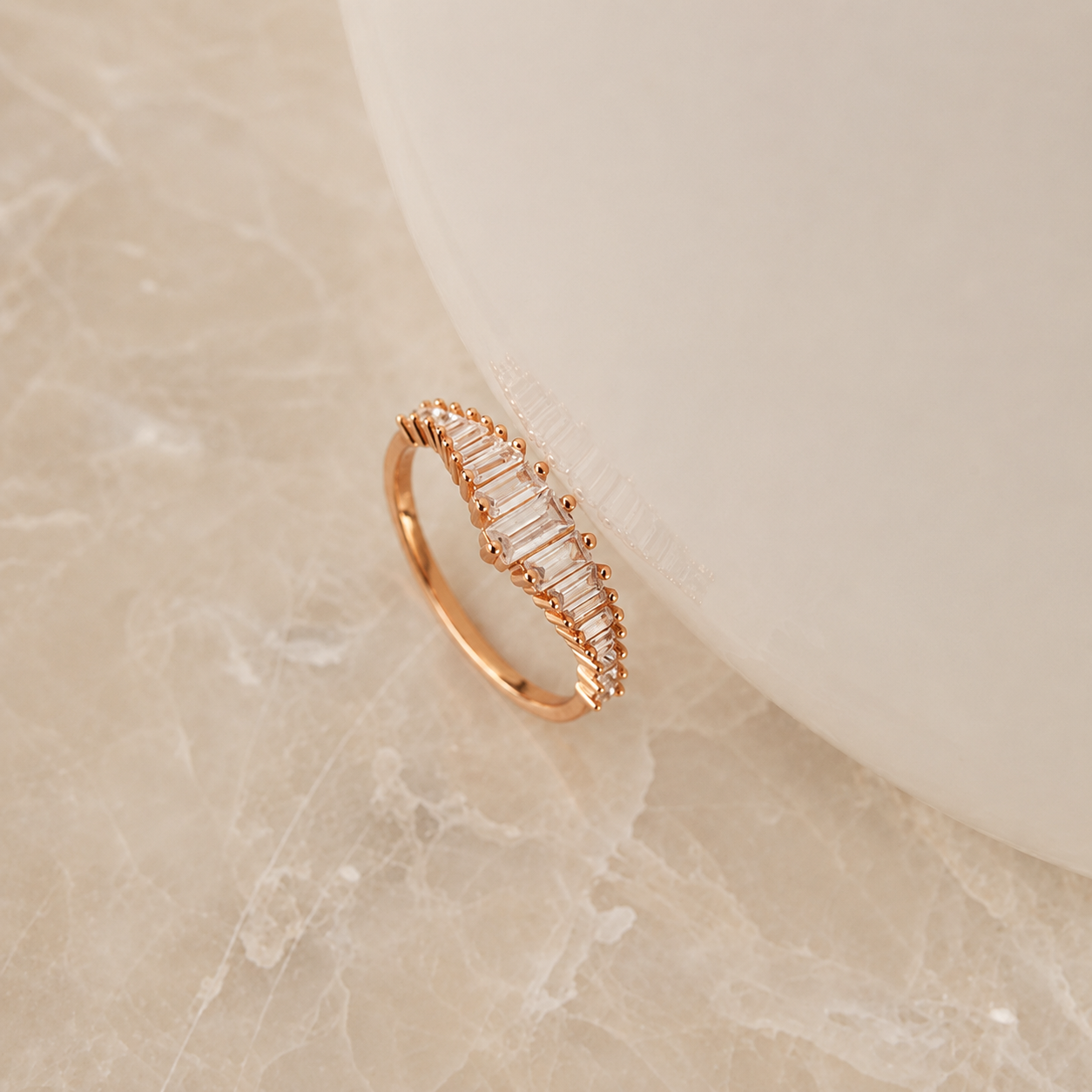 Art Deco Diamond Chandelier Ring