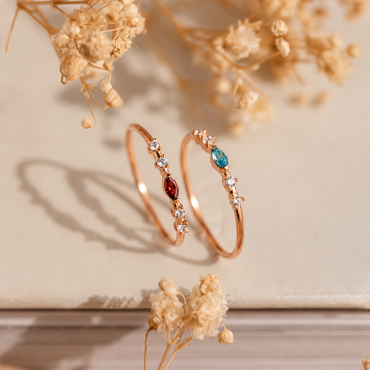 Marquise Birthstone Ring