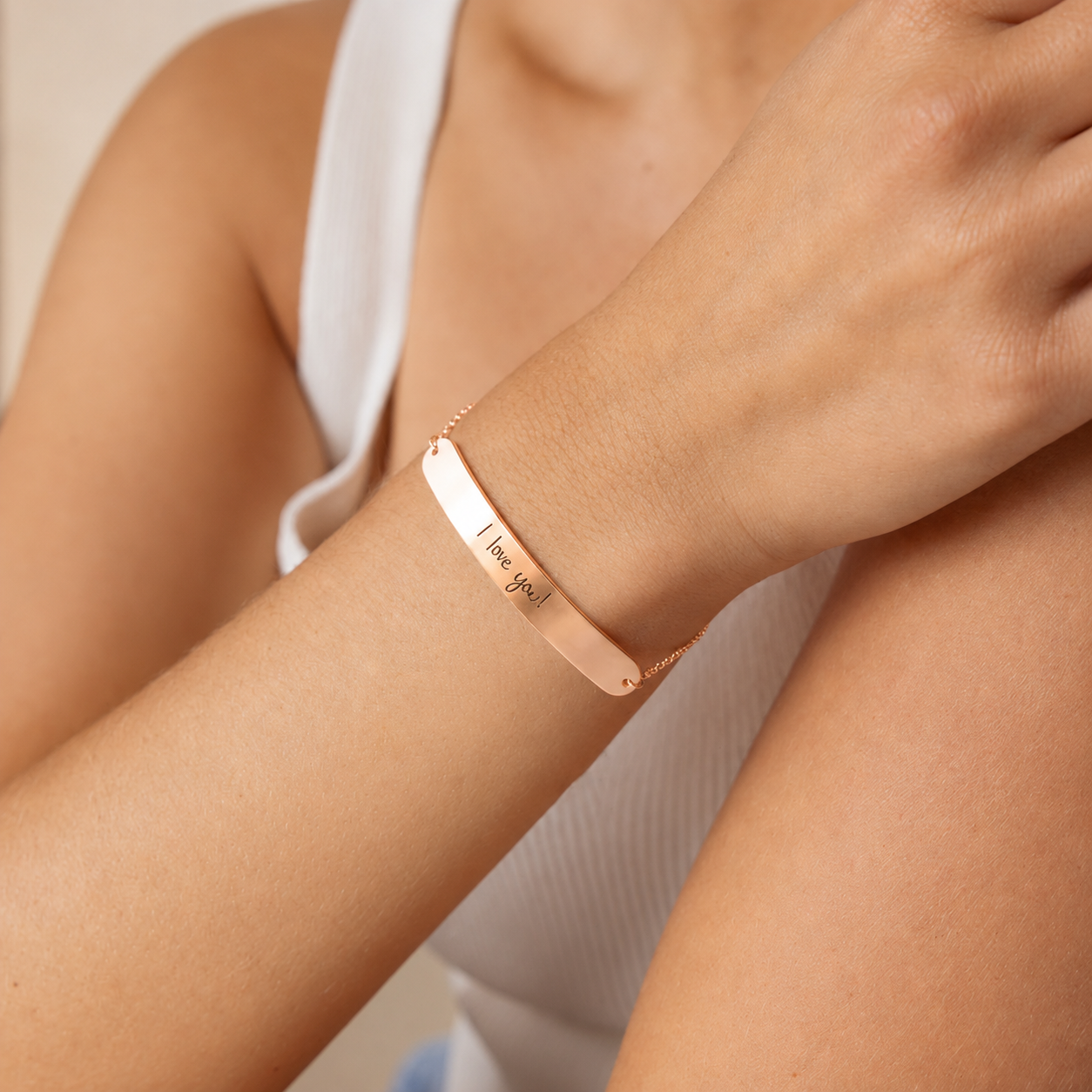 Slider Handwriting Bracelet