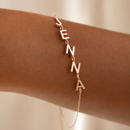 Custom Letter Bracelet