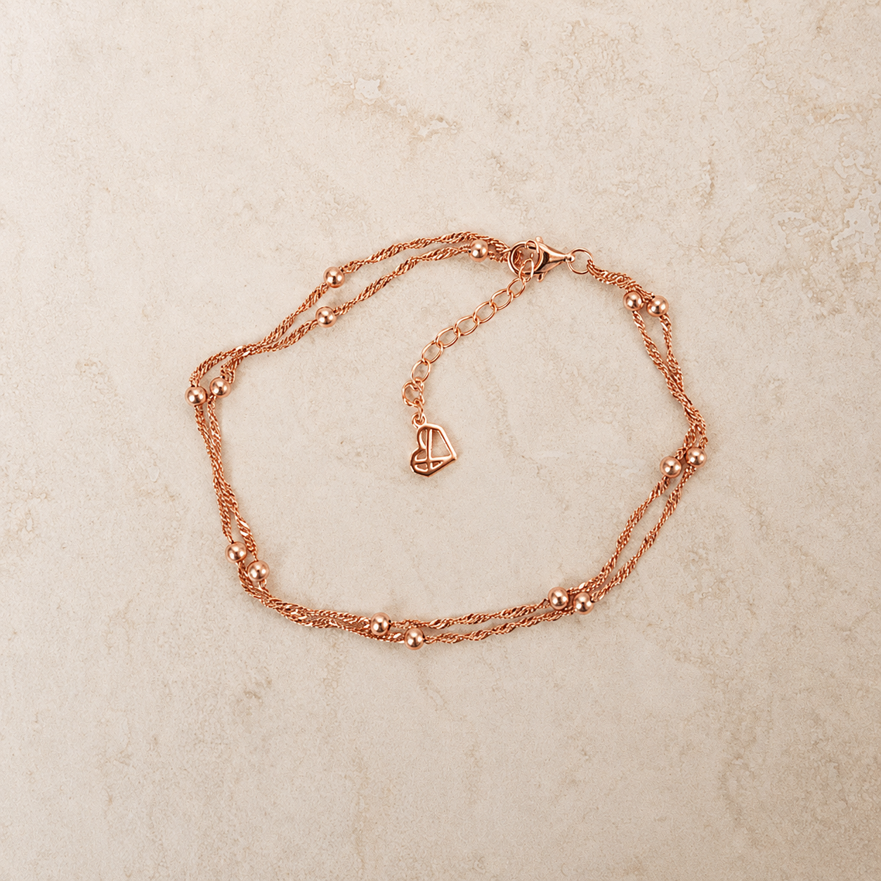 Duo Bead Chain Bracelet