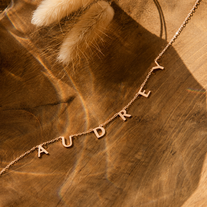 Dainty Personalized Letter Necklace