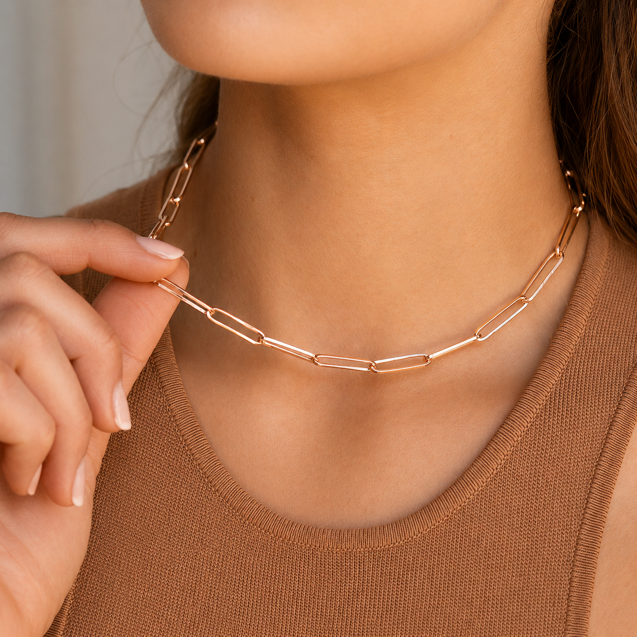 Large Link Chain Necklace
