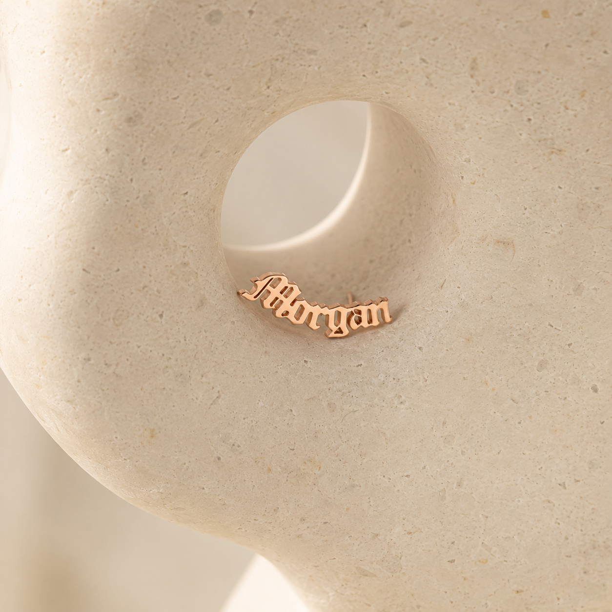 Old English Name Earrings