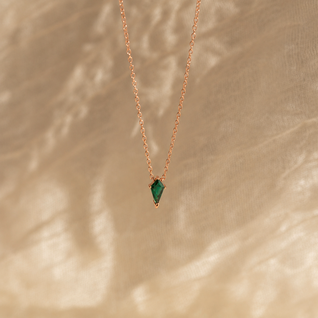 Art Deco Kite Pendant Necklace
