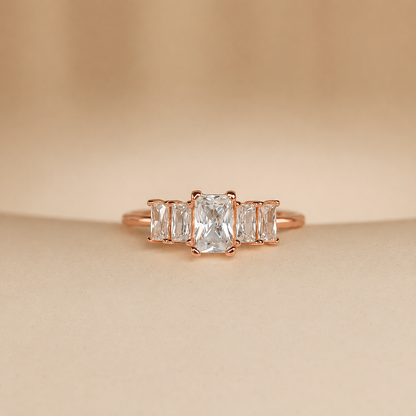Vintage Charm: Art Deco Birthstone Ring