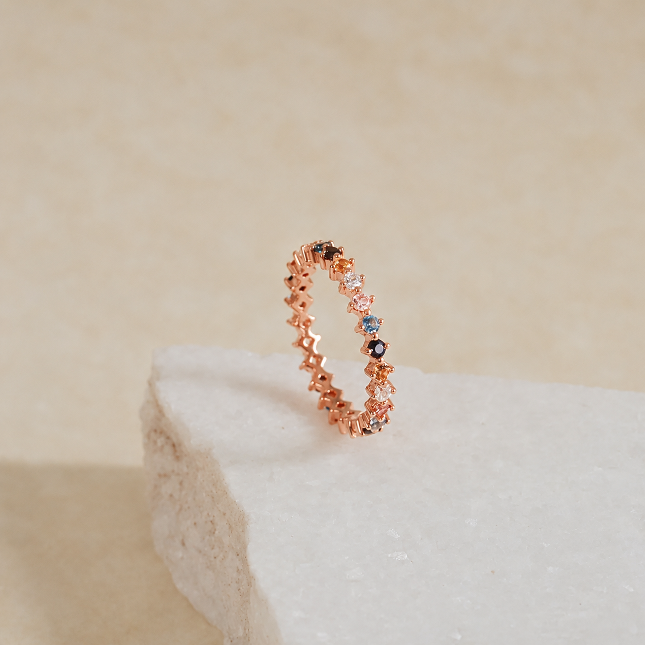 The Rainbow Crystal Ring