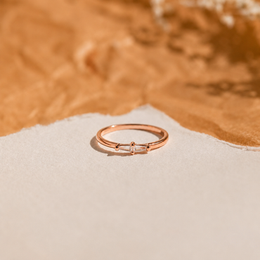 Eleanor Baguette Diamond Ring