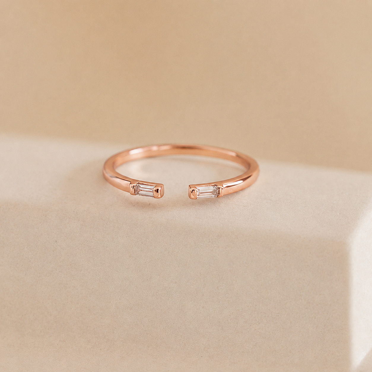 Duo Baguette Ring