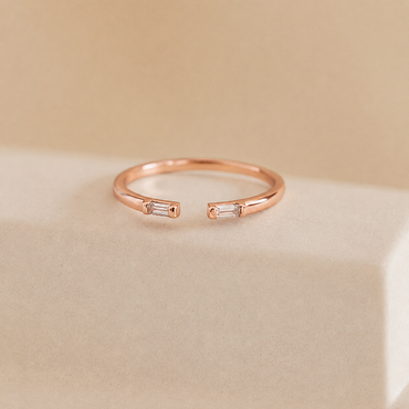 Duo Baguette Ring