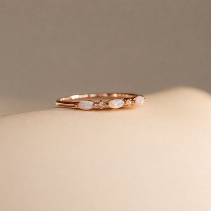 Alessia Trio Opal Ring
