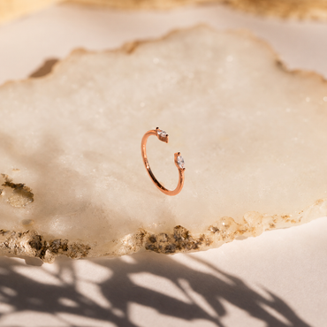 Celeste Duo Marquise Ring