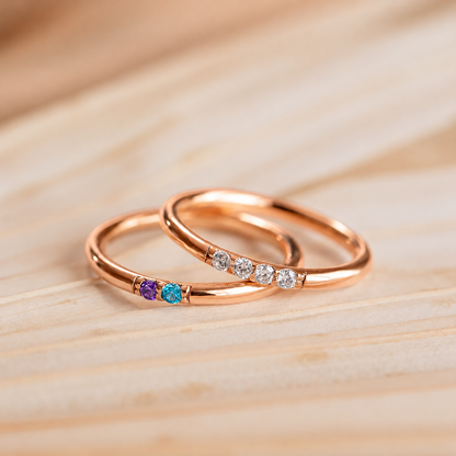 Mini Birthstone Ring