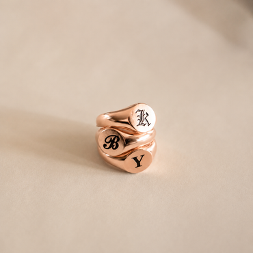 Initial Signet Ring