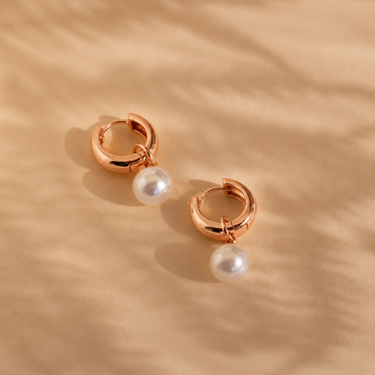 Bold Pearl Drop Earrings