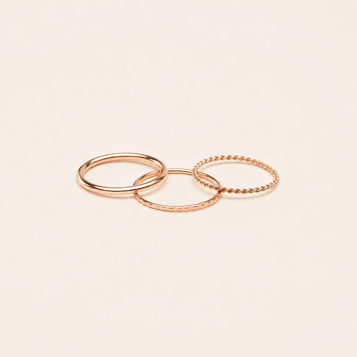 The Thin Stacking Rings Set