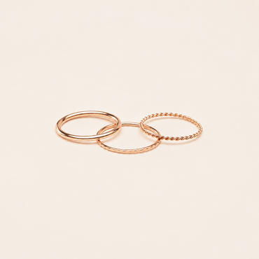 The Thin Stacking Rings Set