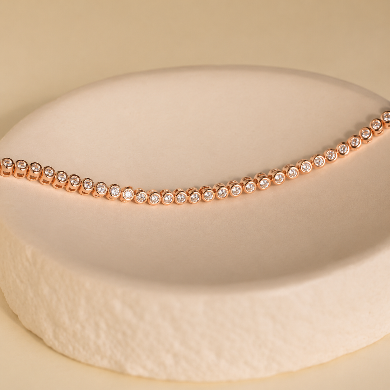 Diamond Bezel Tennis Bracelet