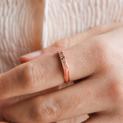 Eternal Remembrance: The Personalized Bar Ring