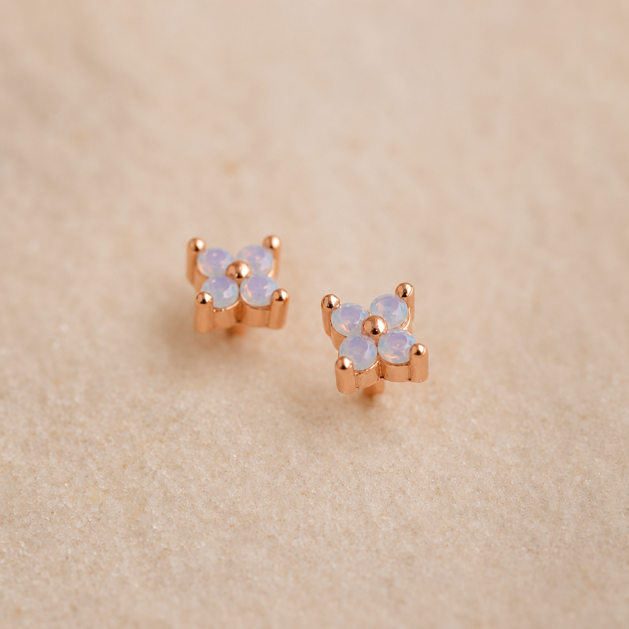 Ivy Flower Studs