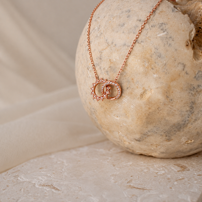 Sun & Moon Eternity Necklace