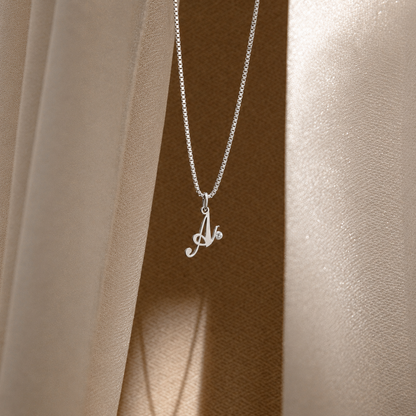Initial Birthstone Necklace