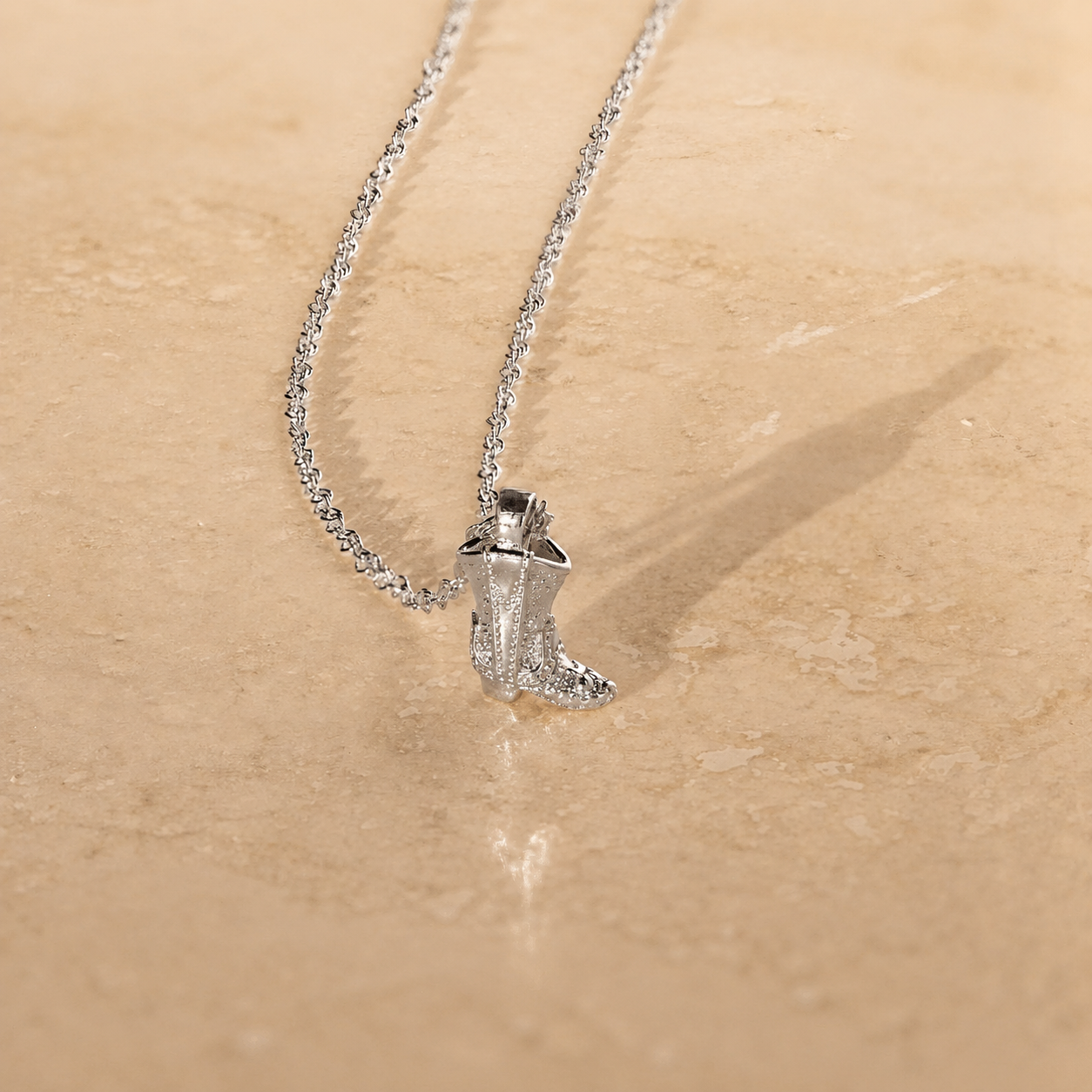 Cowboy Boot Necklace