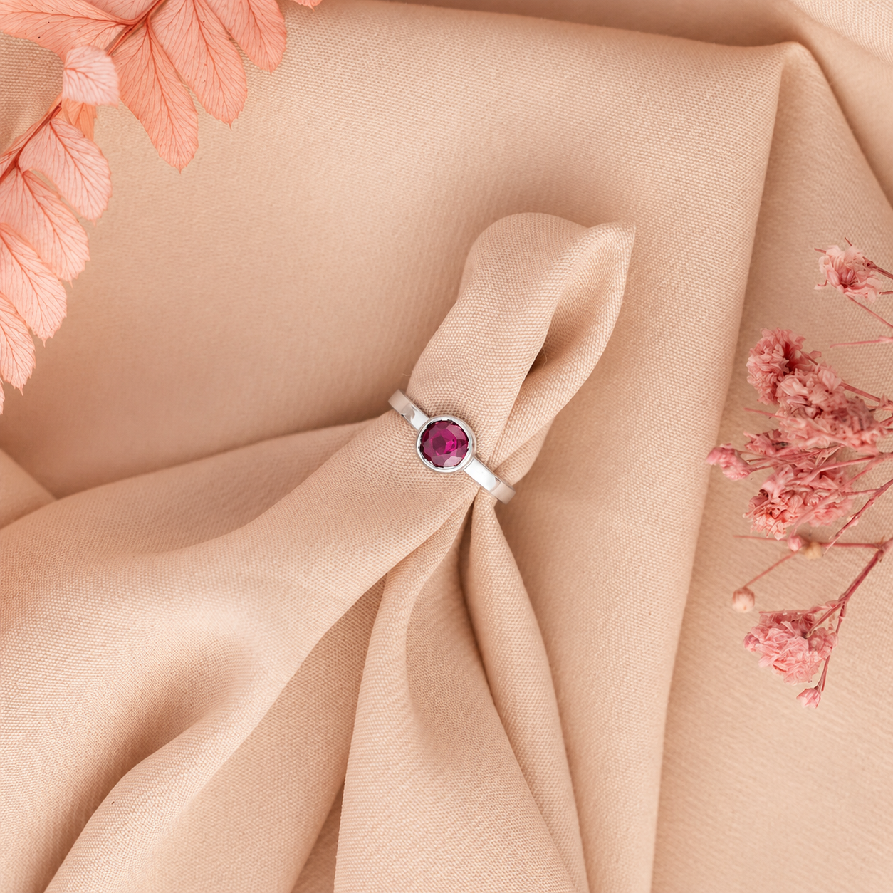 Birthstone Signet Ring