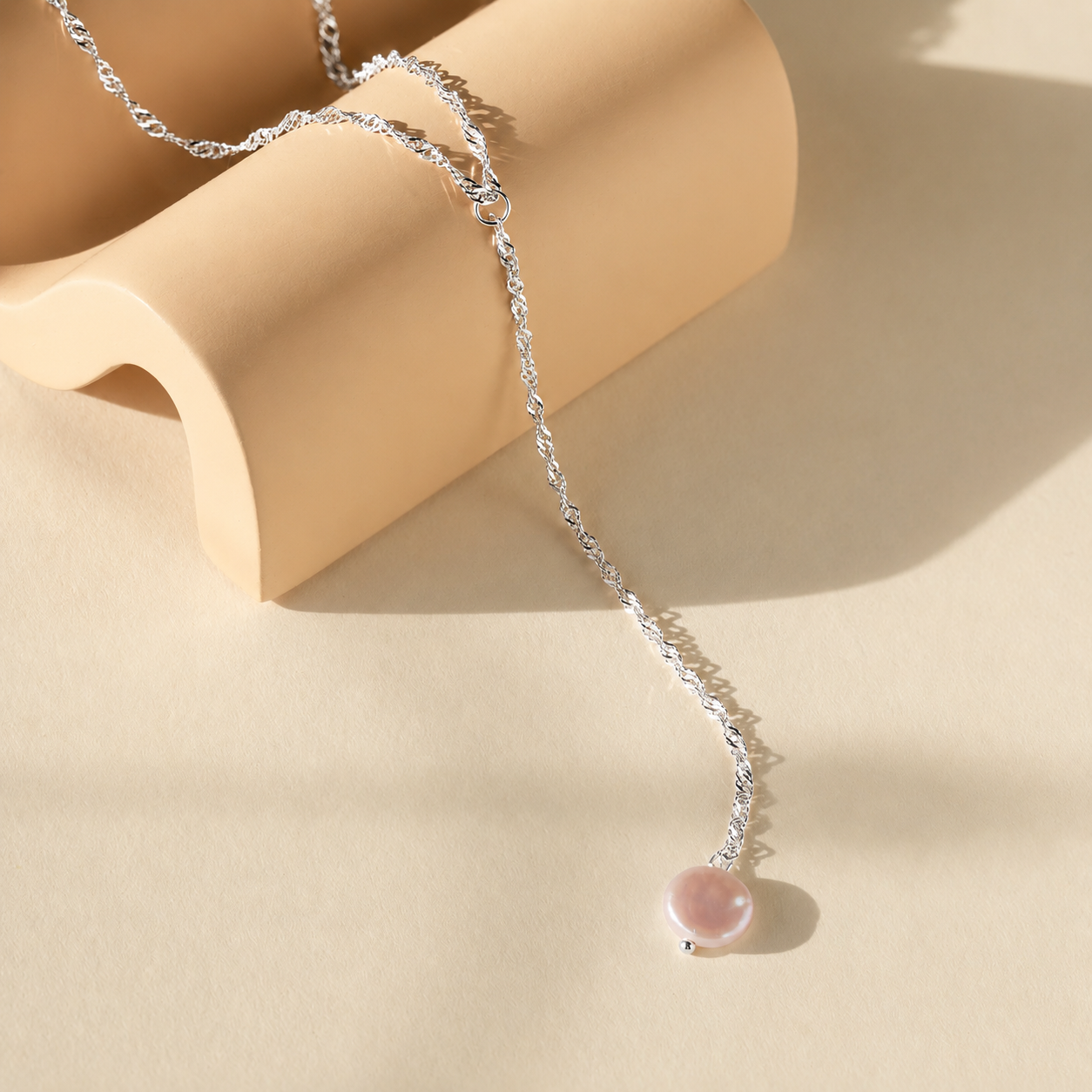 Pearl Lariat Y Necklace