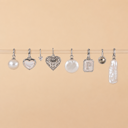 Round Pearl Charm