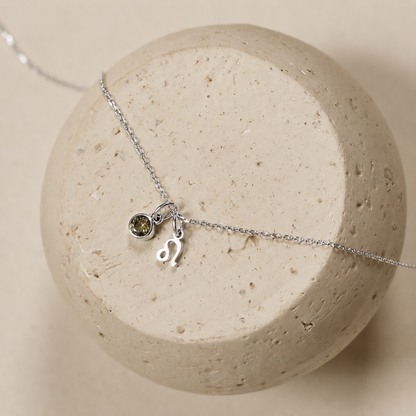 Zodiac Birthstone Necklace