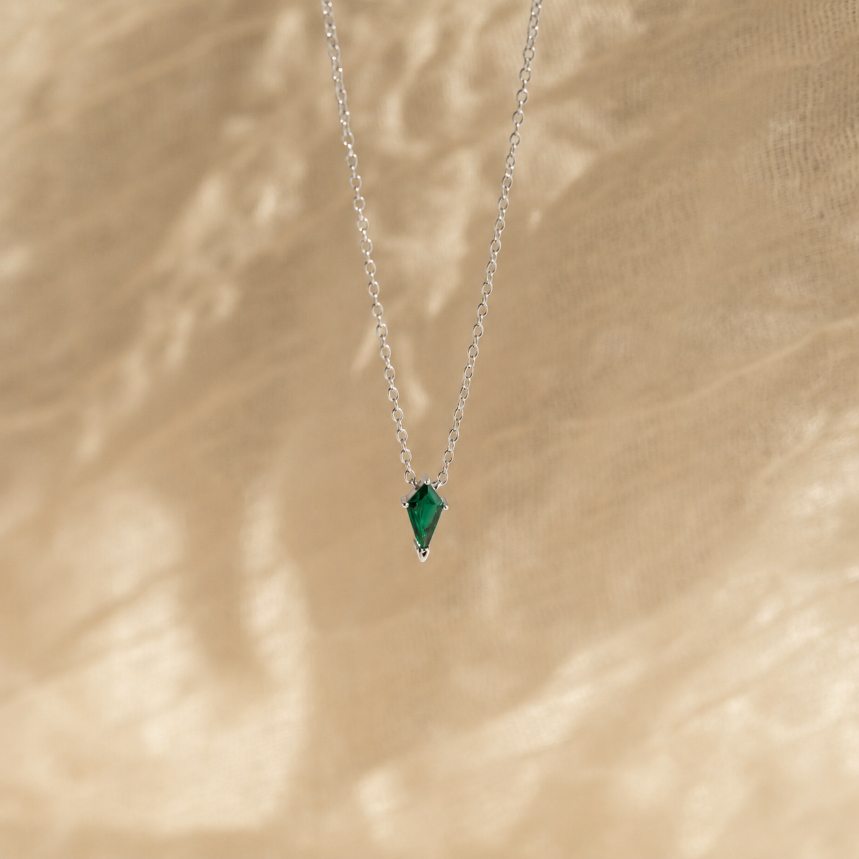 Art Deco Kite Pendant Necklace