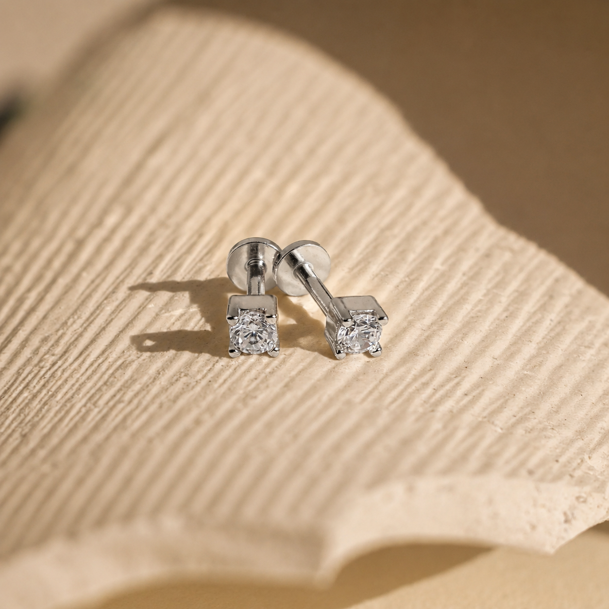 Diamond Flatback Studs