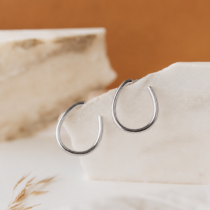 Anine Oval Hoops